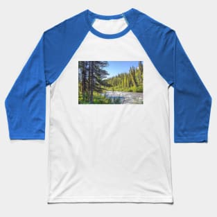 USA. Alaska. Denali National Park. Trees. Baseball T-Shirt